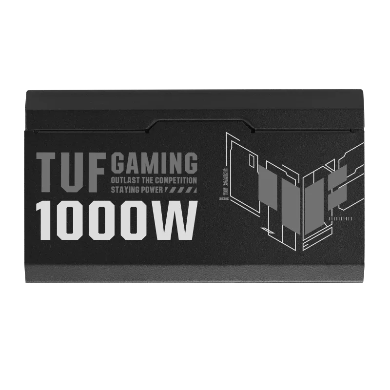 ASUS TUF Gaming 1000W ATX Power Supply Unit, 80 Plus Gold Certification, Fully Modular Black ASUS TUF Gaming 1000W ATX Power Supply Unit, 80 Plus Gold Certification, Fully Modular Black